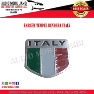 ITALY FLAG CAR EMBLEM