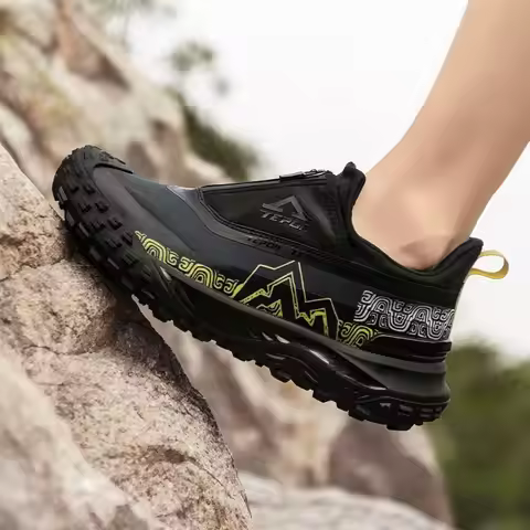 2026 Best Selling Mountain Hiking Shoes Mens Anti-Slippery Walking Shoe Wearable Outdoor Shoes Men Z