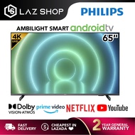 【24H Ship Out】Philips 65 Inch 4K UHD Android TV 65PUT7906 | Netflix TV Youtube | Dolby Vision | 3-Si