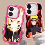 MERAH D-11 Uzumaki Naruto Pink red Casing for ITEL S25 Ultra A50 A90 P55 A80 black