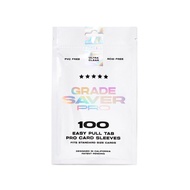 GRADE SAVER PRO - PRO CARD SLEEVES W/EASY PULL TAB - 100 COUNT GRADESAVER PRO