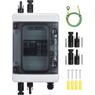 Authentic DIHOOL Solar Panel Disconnect Switch Box 40 Amp DC Circuit Breaker Box, 1000V PV Combiner 