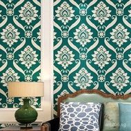 Waterproof Bedroom3D 3D Wallpaper Background Wall European Style Wallpaper Cozy gold Damascus Design