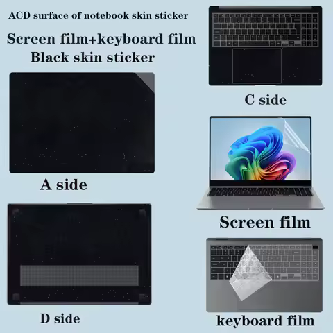 For SAMSUNG Galaxy Book3 4 Pro 360/Ultra 14/15.6/16inch Laptop skin Easy-to-cut sticker screen prote