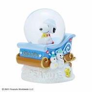 Japan Sanrio - PEANUTS Snoopy 史努比 日版 聖誕 假落雪 精緻 水晶球 擺設 裝飾 S號 史奴比 史諾比 (2021聖誕系列)