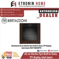Bertazzoni 60 cm Electric Pyro Built-in, TFT display, total steam F6011MODVPTX/ F6011MODVPTN/ F6011M