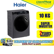 Haier 10kg Super Inverter Front Loading Washing Machine HW100-BP14959S6 XL Drum Washer - Mesin Basuh