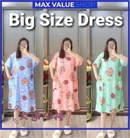 (6XL Dress) Ready Stock Plus Size Sleepwear Pyjamas, Sleeping Dress Jumbo Size Baju Tidur Jumbo 100KG, Women's Ladies Pyjamas Set, Baju Tidur Wanita Plus Size Pajamas Perempuan Murah, Plus Size Nightdress, Gaun Tidur Wanita Sexy