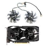 *For ASUS dual GTX 1650 1660 Ti OC version graphics card cooling 75MM 4PIN FD8015U12S GTX1650 GPU fa