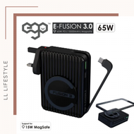 ego - E-Fusion3 @ 15000mAh 外置電火牛 | 第3代產品 | 插牆充電 | 真Magsafe 15W 尿袋 | USB充電器｜MagSafe | 旅行轉插
