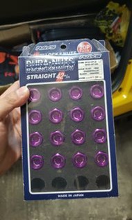 全新RAYS鍛造 紫色 16粒 配防盜螺絲