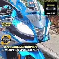 Aprilia Rs4 Rs125 - Ultra Bright 6500k White LED Headlight Bulb - H1 H4 H7 H8 H9 H11 HB3 HS1 P15D BA