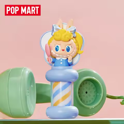 POP MART LABUBU THE MONSTERS Hair Salon Glow-in-the-dark Fridge Magnet Series Blind Box Ornament Col