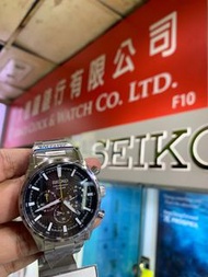 SEIKO CHRONOGRAPH SPORTS WATCH SAPPHIRE CRYSTAL JAPAN MOVEMENT CAL.8T63 SSB413P1 SSB413 SSB 413 精工黑鋼