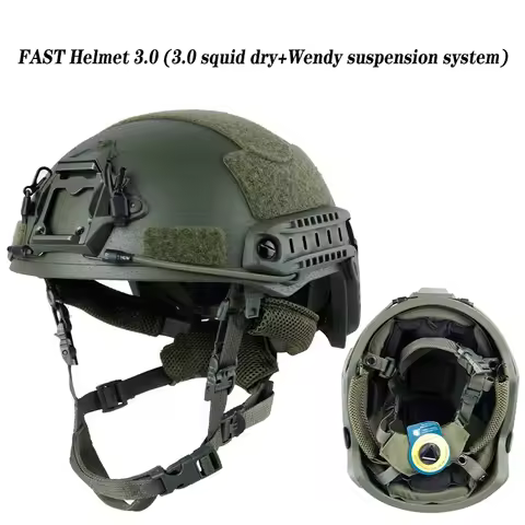 Ballistic ACH high cut tactical helmet Kevlar high-quality ballistic helmet NIJ IIIA FAST Wendy susp