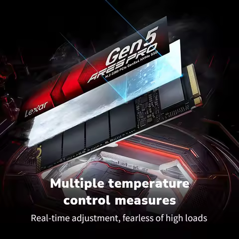 Lexar ARES PRO PCIe 5.0 Solid State Drive M.2 2280 NVMe SSD 1TB 2TB 4TB High Speed internal Hard Dri