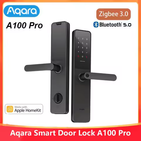 New Aqara Smart Door Lock A100 Pro Zigbee Bluetooth 5.0 NFC Card Lock Bluetooth Smart Fingerprint Un