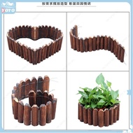 Fence anticorrosive wood garden fence outdoor patio flower bed small fence outdoor leisure rooftop f