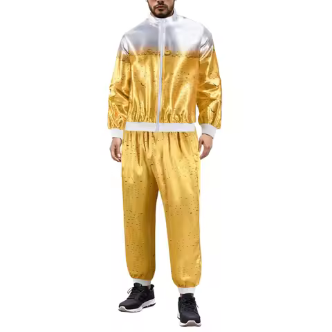 70s 80s Clothing For Men And Women Sportswear Disco Jacket And Pants Retro Outfit Jogging Suits Jack