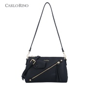 Carlo Rino CR Harper 2-Way Shoulder Bag - Black