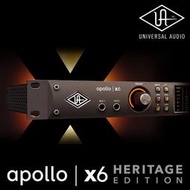 【又昇樂器】Universal Audio Apollo X6 Heritage Ed. 錄音介面