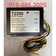 Kenwood TK980, 24-13.8/16A dc-dc inverter  T2200 (new)