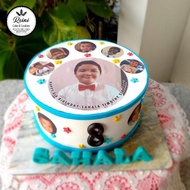 Edible Image Birthday Cake