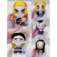 Demon Slayer preloved soft toy keychain C6D Rengoku Kyojuro Gyomei Himejima Nezuko Kamado