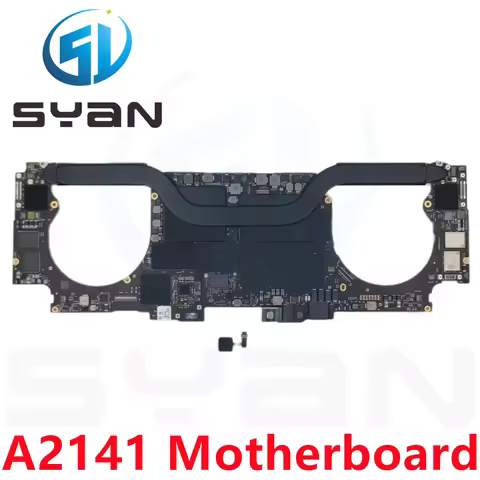 A2141 Motherboard With Touch ID For MacBook Pro Retina 16" A2141 Logic Board i7 i9 512GB 1TB 820-017