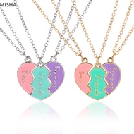 Misa Best Friend Necklaces For 3 Matching Heart Pendant Magnetic Bff Friendship Necklace Nice