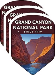 Grand Canyon National Park Vinyl Waterproof Stickers for Water Bottles and Laptops, Fun Durable Deca