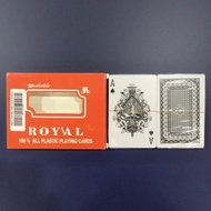 ROYAL PLAYING CARD / DOUBLE PLASTIC JOKER CARD