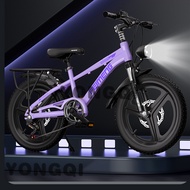 YONJQI ( In STOCK ) Bicycle Kids Bicycle 6-12 Years Old Mountain Bike Boy Adolescent Adult Bicycle