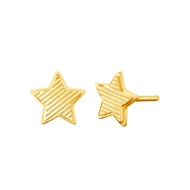 Citigems 916 Gold Star Earrings