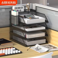 office desk decoration storage box organiser desk organiser File Storage Rack Metal File Basket A3A4