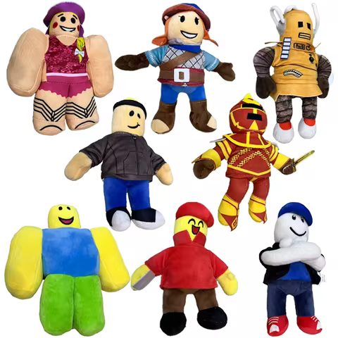 Hot Roblox Unbranded Rainbow Friends Season 2 Cute Plush Toys Soft Colorful Cartoon Stuffed Dolls Fo
