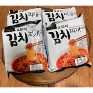 มาม่าเกาหลีรสกิมจิดั้งเดิม omori kimchi stew ramen160g. youus brand