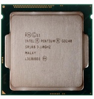 Intel Pentium G3240 處理器 + 華碩 H81M-E主機板、整套附擋板與原廠風扇