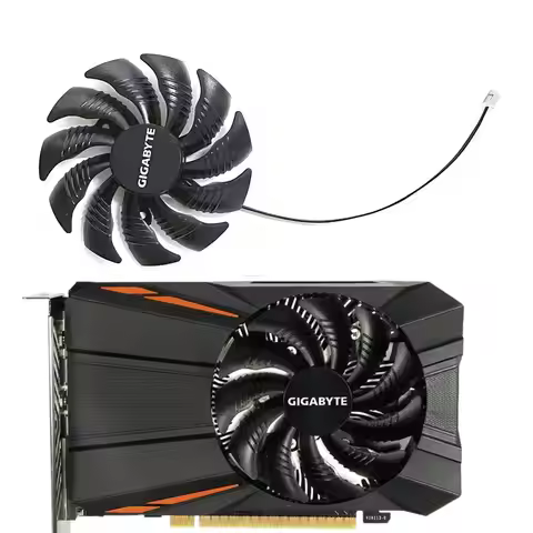 NEW 87MM 3PIN PLD09210S12HH GTX 1050 1050Ti GPU Fan，For Gigabyte RX 560 550、GTX 1050 1050Ti Graphics