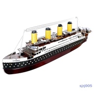 [SJRR] Color Titanic Puzzle DIY Cruise Ship Assembled Model Kits Children Educational Toys
