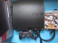 PS3 2007B  250G 主機一部附配件 HDM I電源線 功能良好 ,如圖.
