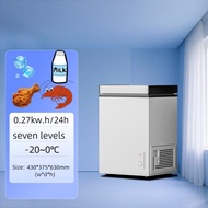【Great discount】Snowflk Freezer Inverter Chest Freezer Refrigerator Mini Freezer Multifunction Uprig