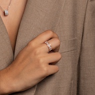 APM Monaco JE T'AIME "I Love You" Couple Ring Trendy Female Hollow Design Ring