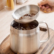【FAS】-FryerOil Pot Stainless Steel Large Capacity Oil Fryer and Filter Cup Combo Versatile Oil Filte
