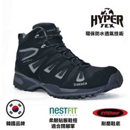 Treksta - 中性中筒防水透氣登山鞋 Nevado Mid Lace HTX Uni Black/Charcoal, 230