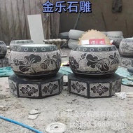 Stone Pillar Carving Stone Pillar Base Ancient Building Pillar Foundation Base Blue Stone Stone Pill