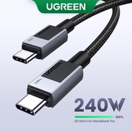UGREEN 240W PD3.1 Type C to Type C 480Mbps USB C Braided Fast Charging Cable compatible with Macbook