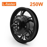 24V 250W 12 Inch Mini electric Bike Aluminium Rim Disc Brake Mount Single Speed Back Wheel Drive Brushless Hub Motor