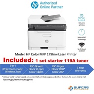 FREE SHIPPING HP Color Laser MFP 179fnw printer(T&G RM100)
