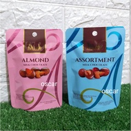 Alfredo Chocolate Mini Pouch 30g Blue Pink Almond Assortment